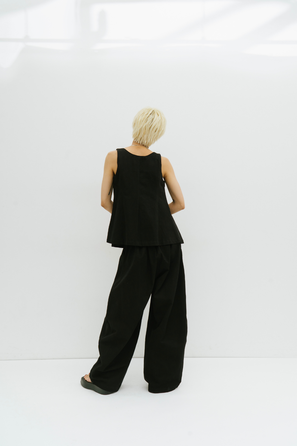 Cotton twill vest