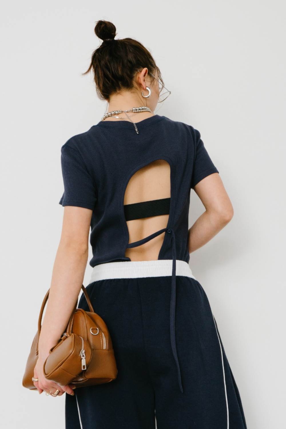 Back open thermal tee