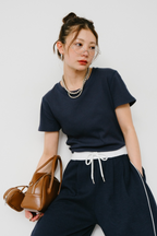 Back open thermal tee