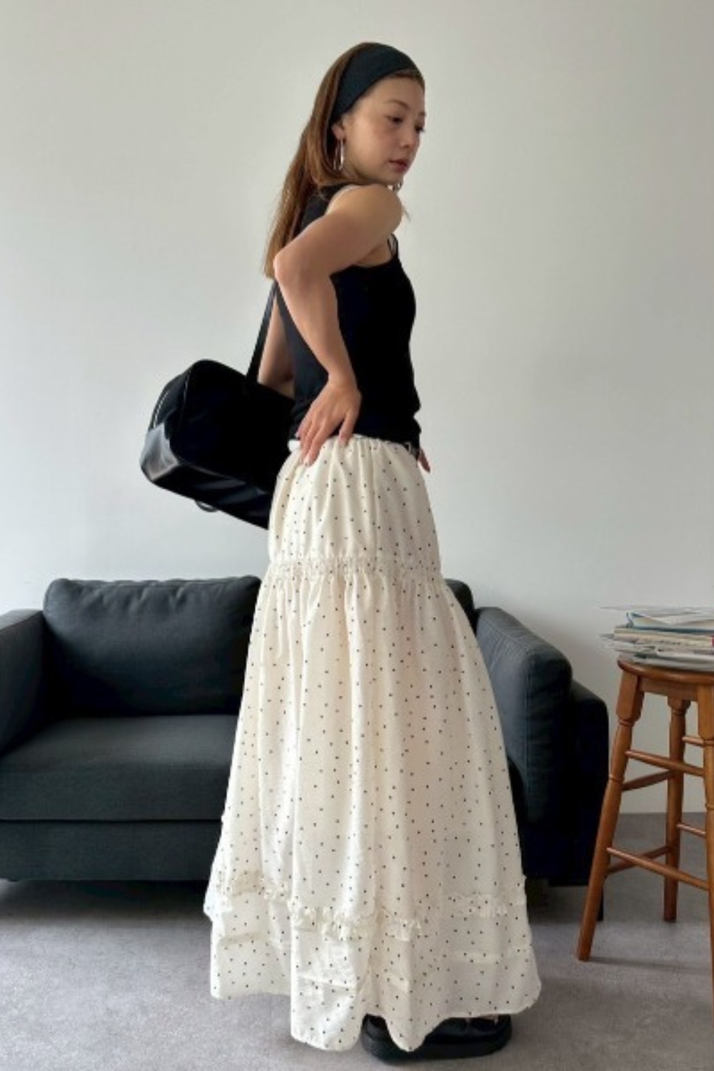 Tiered volume skirt