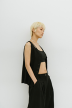 Cotton twill vest