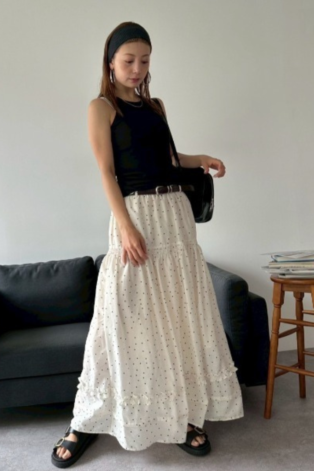 Tiered volume skirt