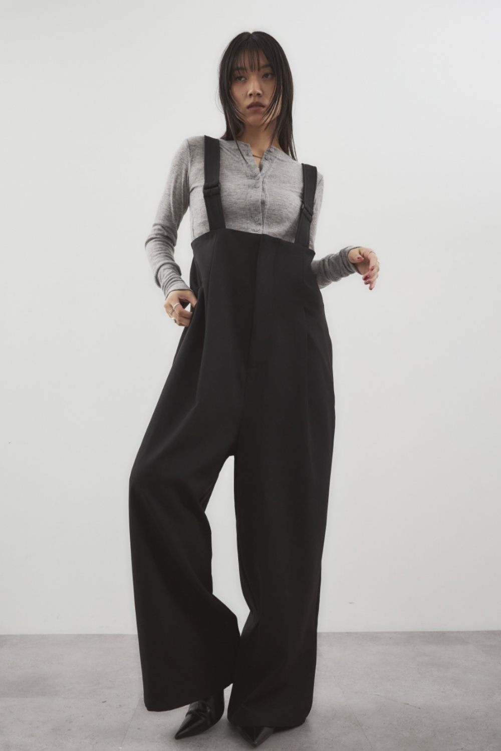 Suspenders trousers