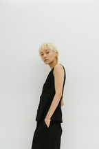 Cotton twill vest