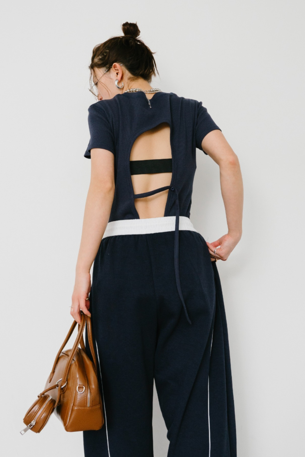 Back open thermal tee