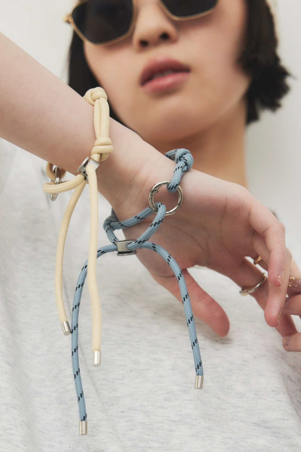 Double cord bracelet