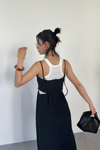 Side slit cami dress