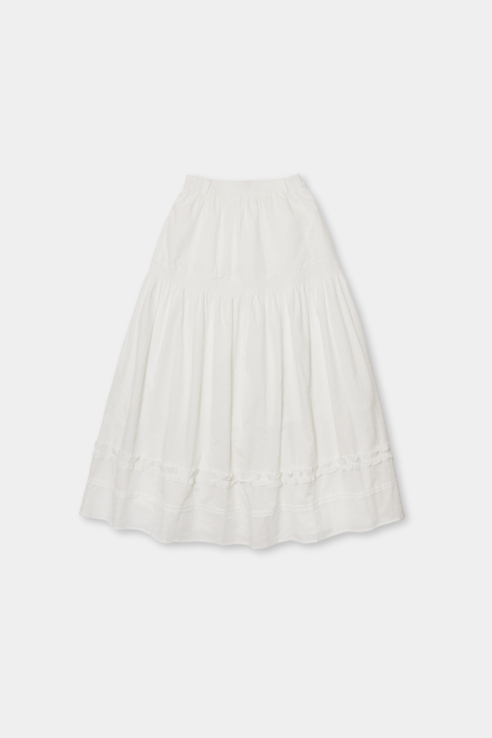 Tiered volume skirt