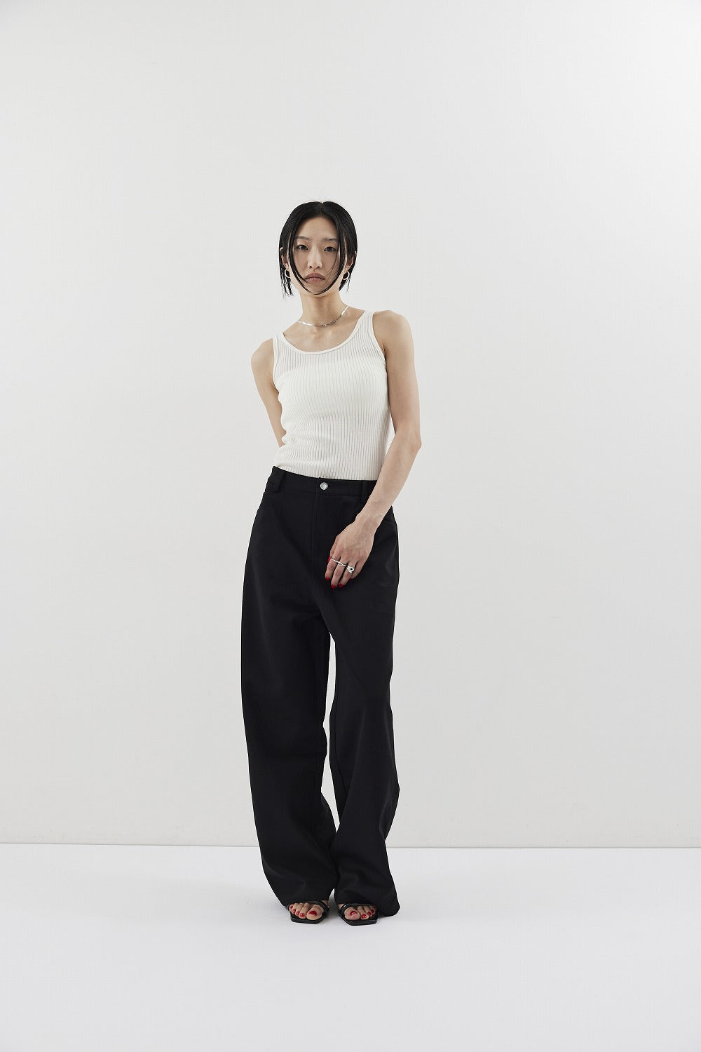 Straigh jersey pants