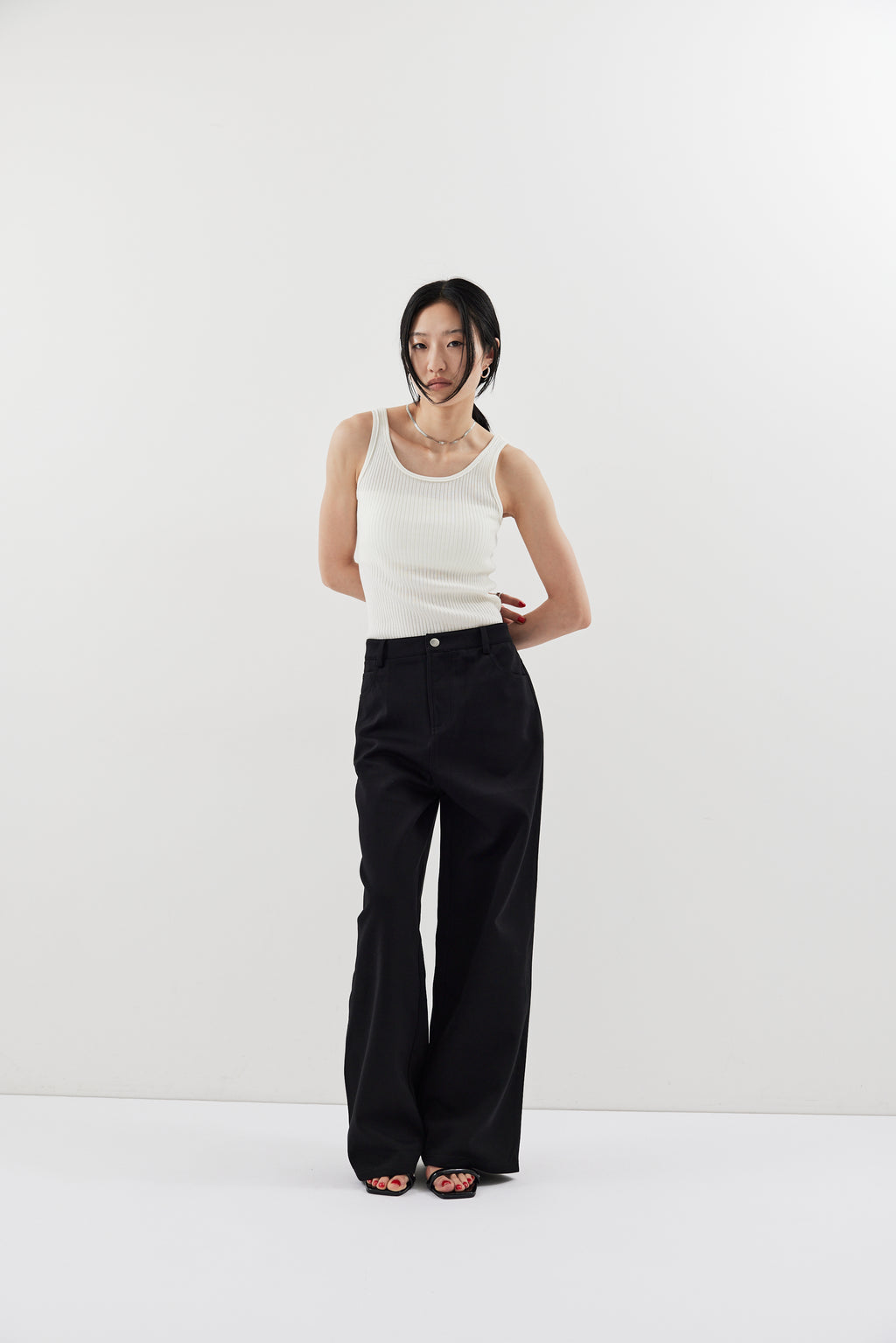 Straigh jersey pants