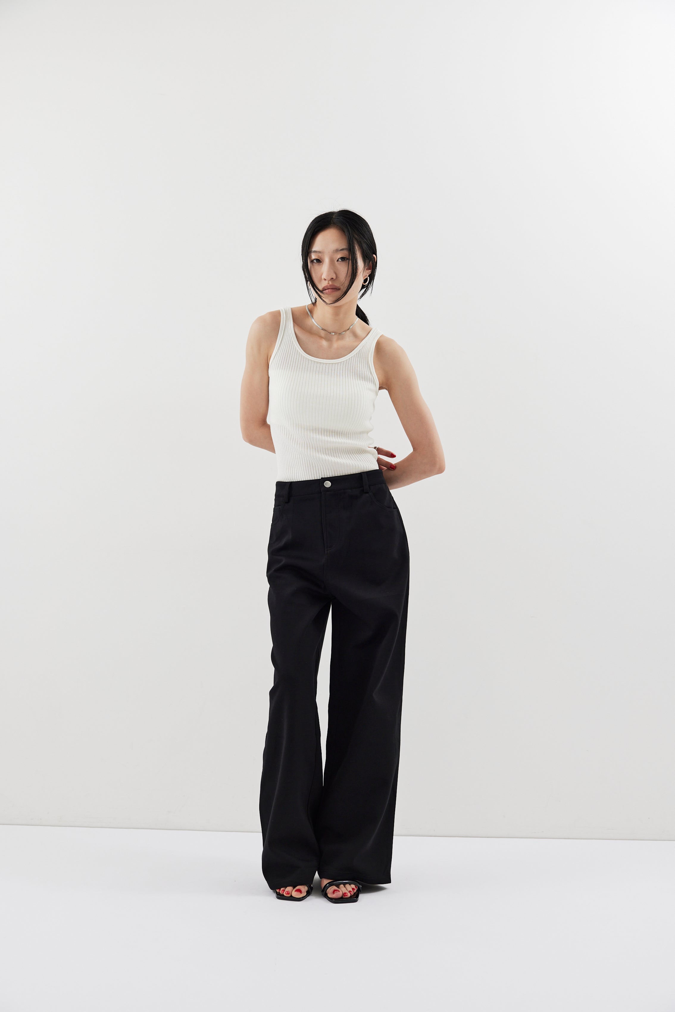 Straigh jersey pants