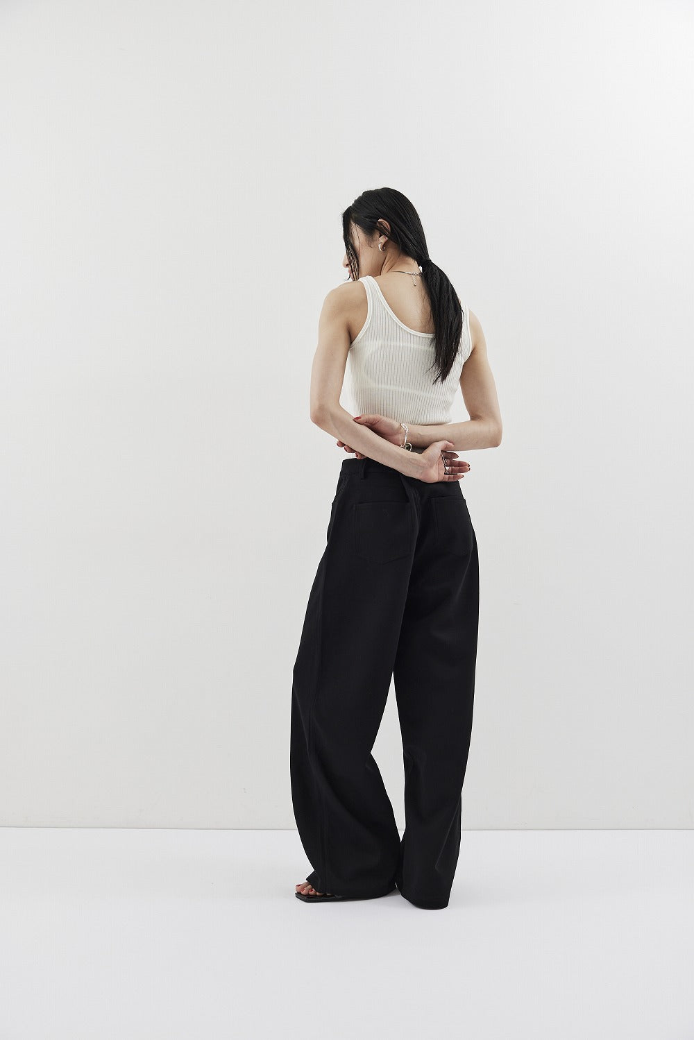 Straigh jersey pants