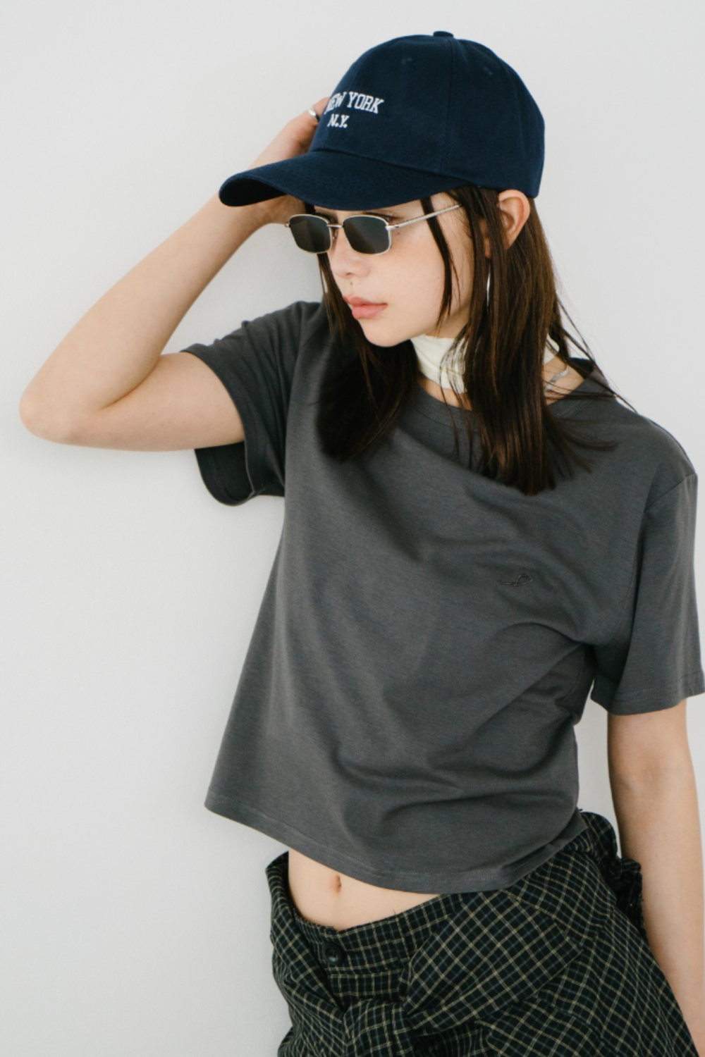 【Collaboration】Mini heart embroidery tee