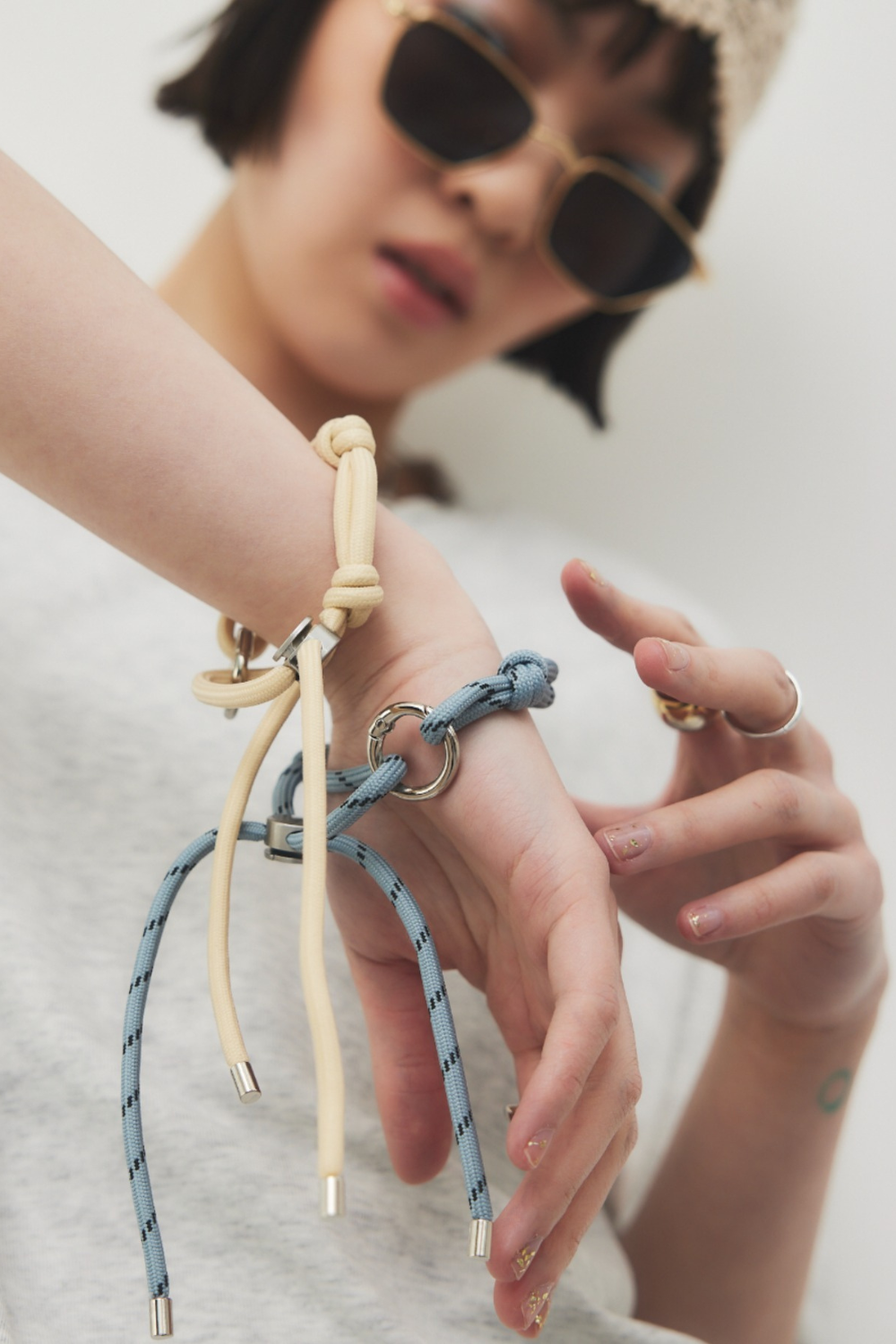 Double cord bracelet