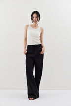Straigh jersey pants