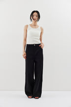 Straigh jersey pants
