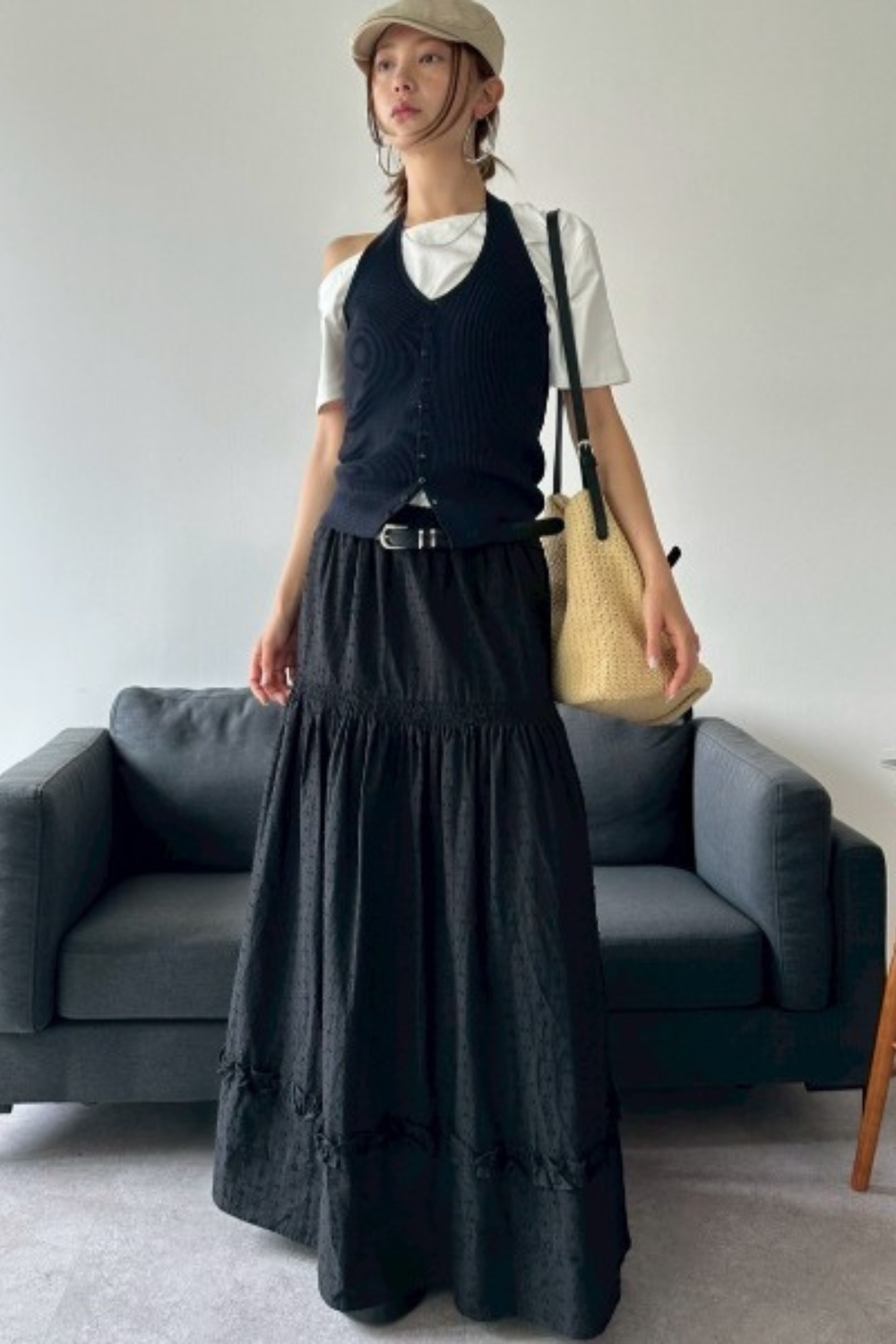Tiered volume skirt