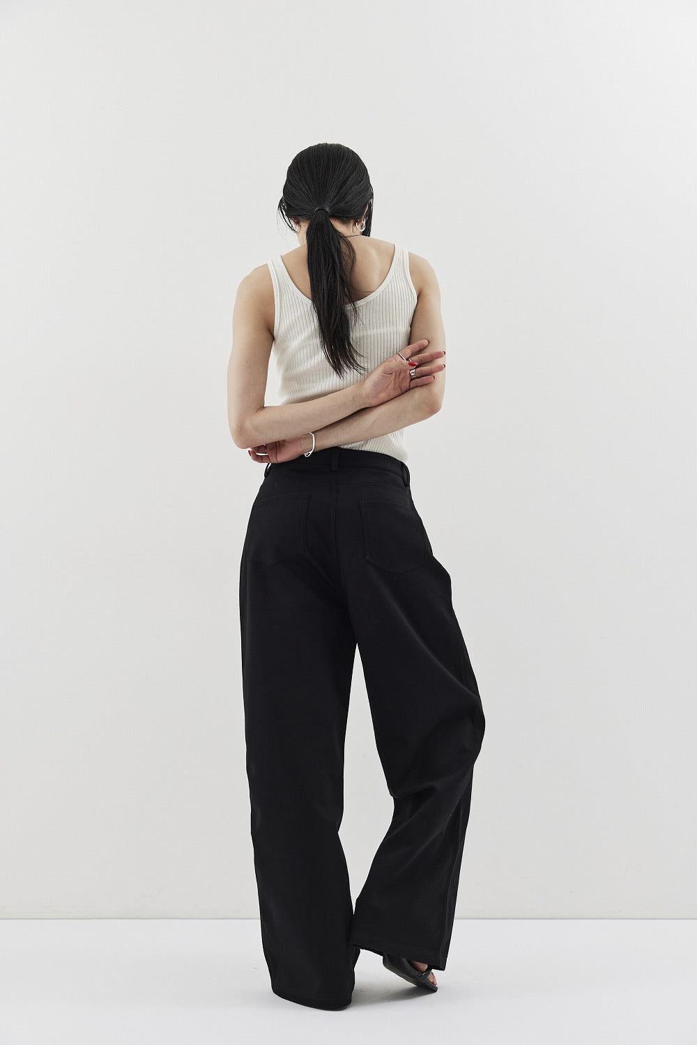 Straigh jersey pants