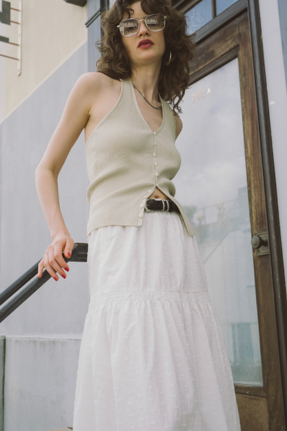Tiered volume skirt