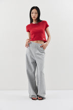 Straigh jersey pants