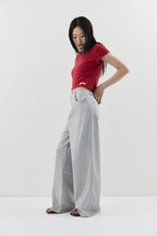 Straigh jersey pants