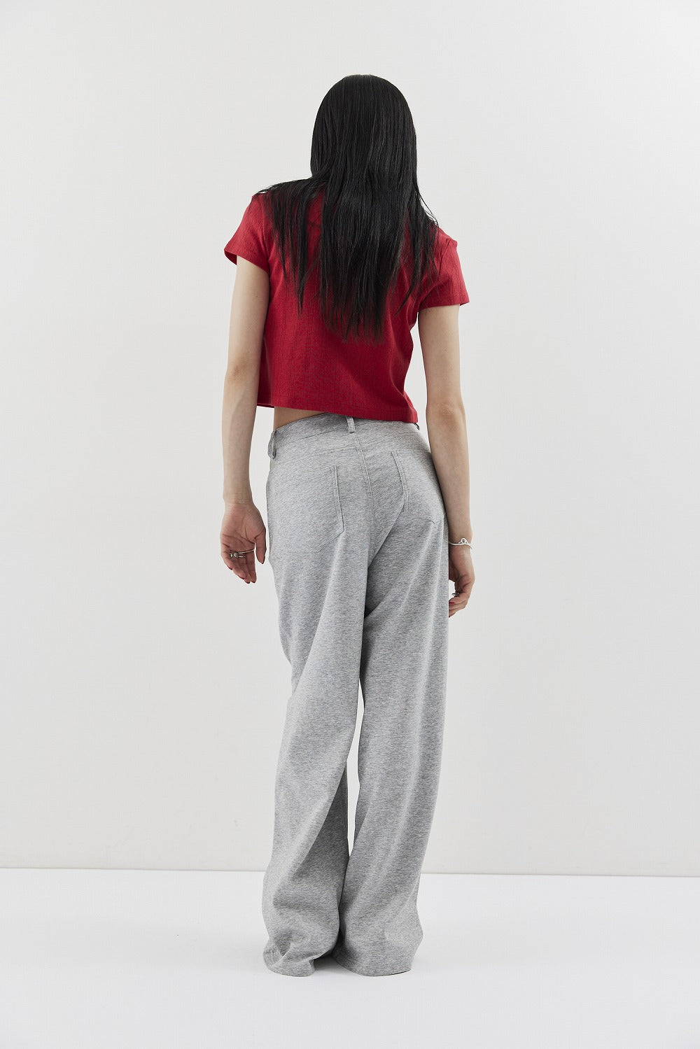 Straigh jersey pants