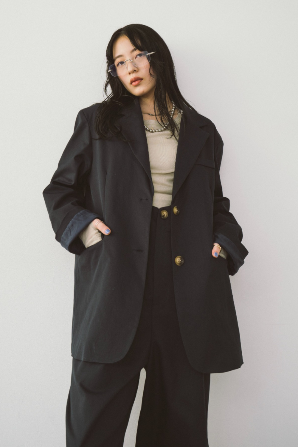 Oversize tailored jacket