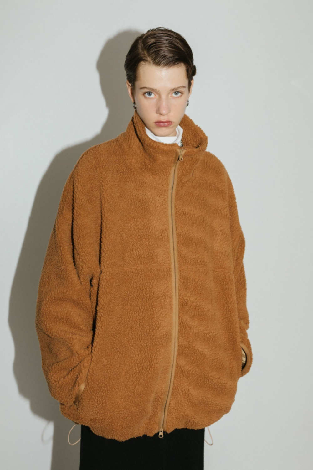 【予約】Stand collar boa blouson