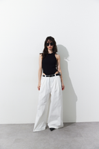 Rib-knit tank bodysuit