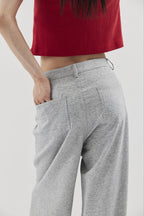 Straigh jersey pants