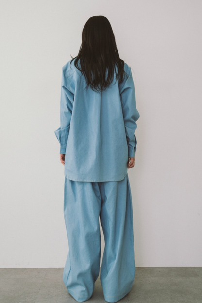 Dungaree oversized shirt