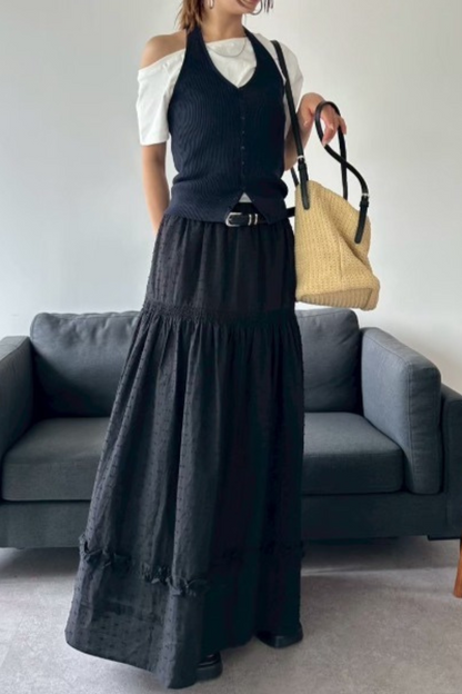 One-shoulder T-shirt