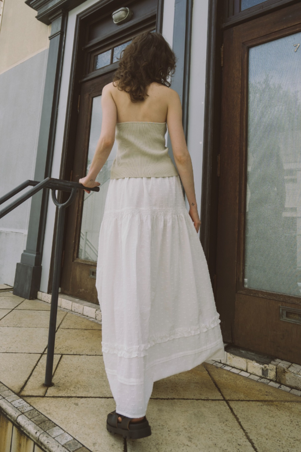 Tiered volume skirt