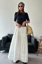 Tiered volume skirt