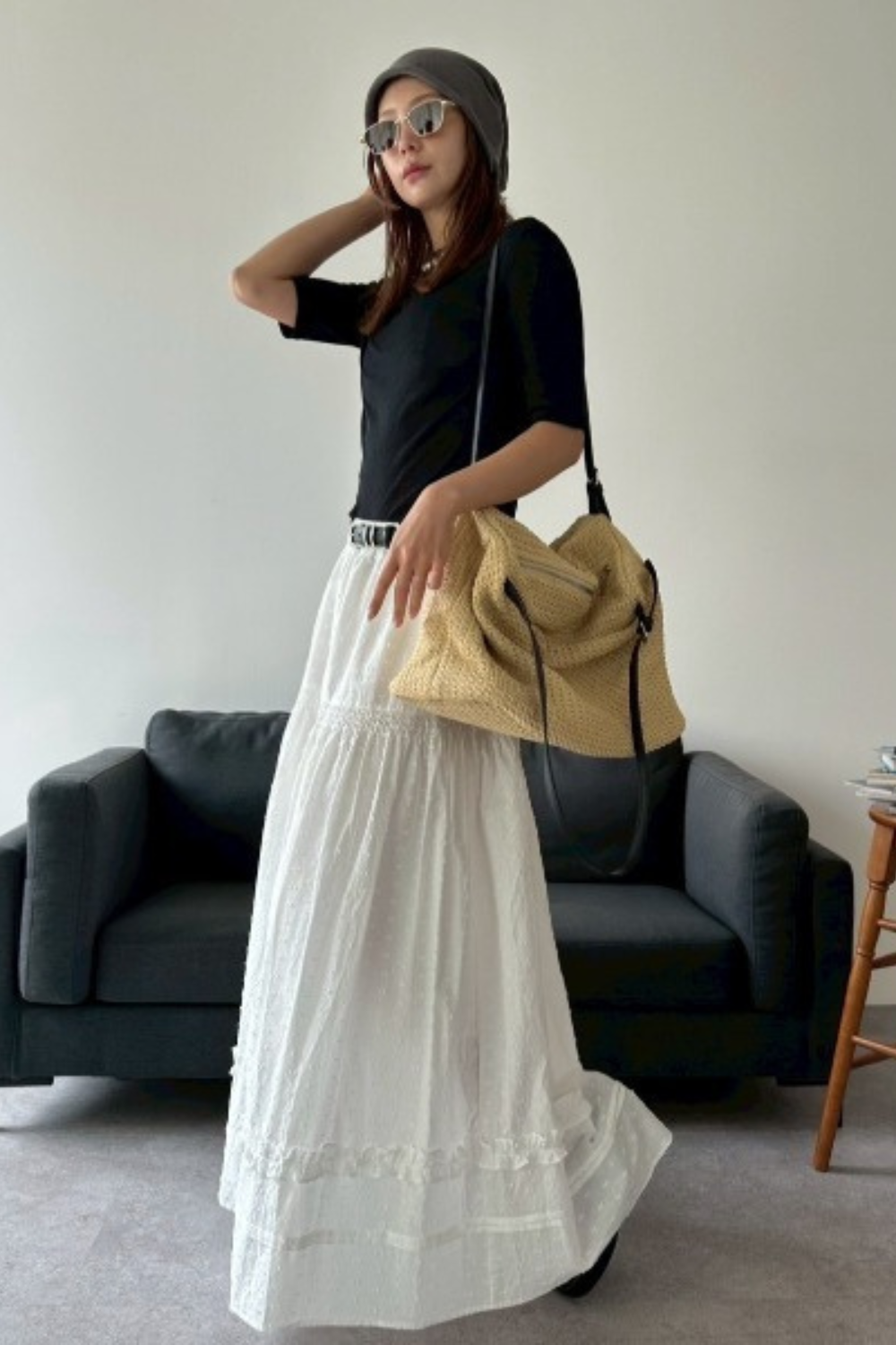 Tiered volume skirt