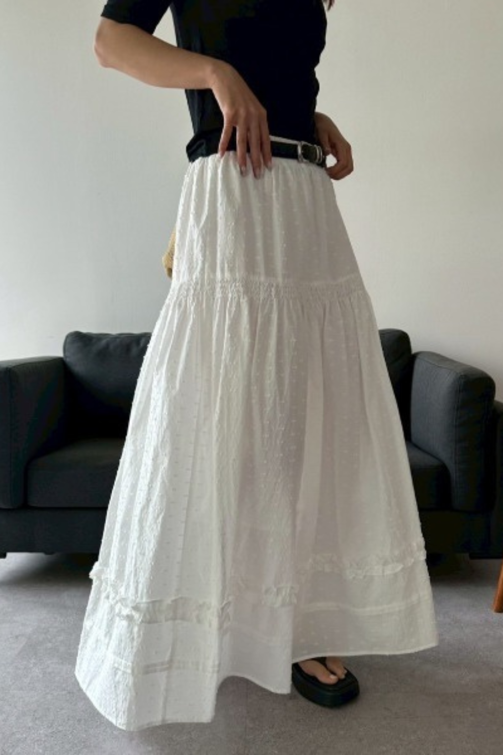 Tiered volume skirt
