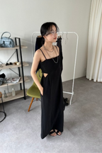 Side slit cami dress