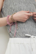 Double cord bracelet