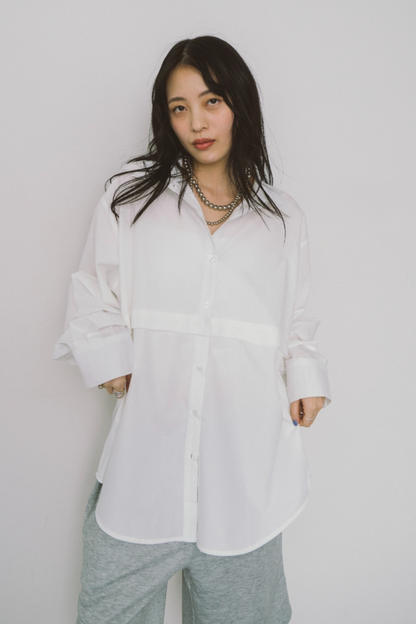 Oversized 2way shirt