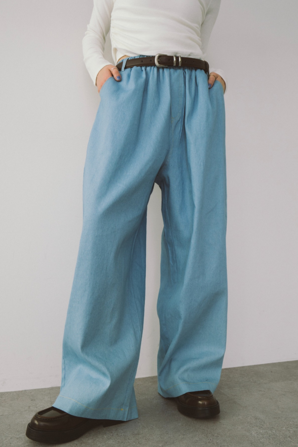 Dungaree easy pants