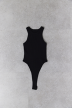 Rib-knit tank bodysuit