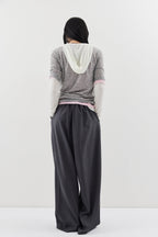 2-tuck wide pants