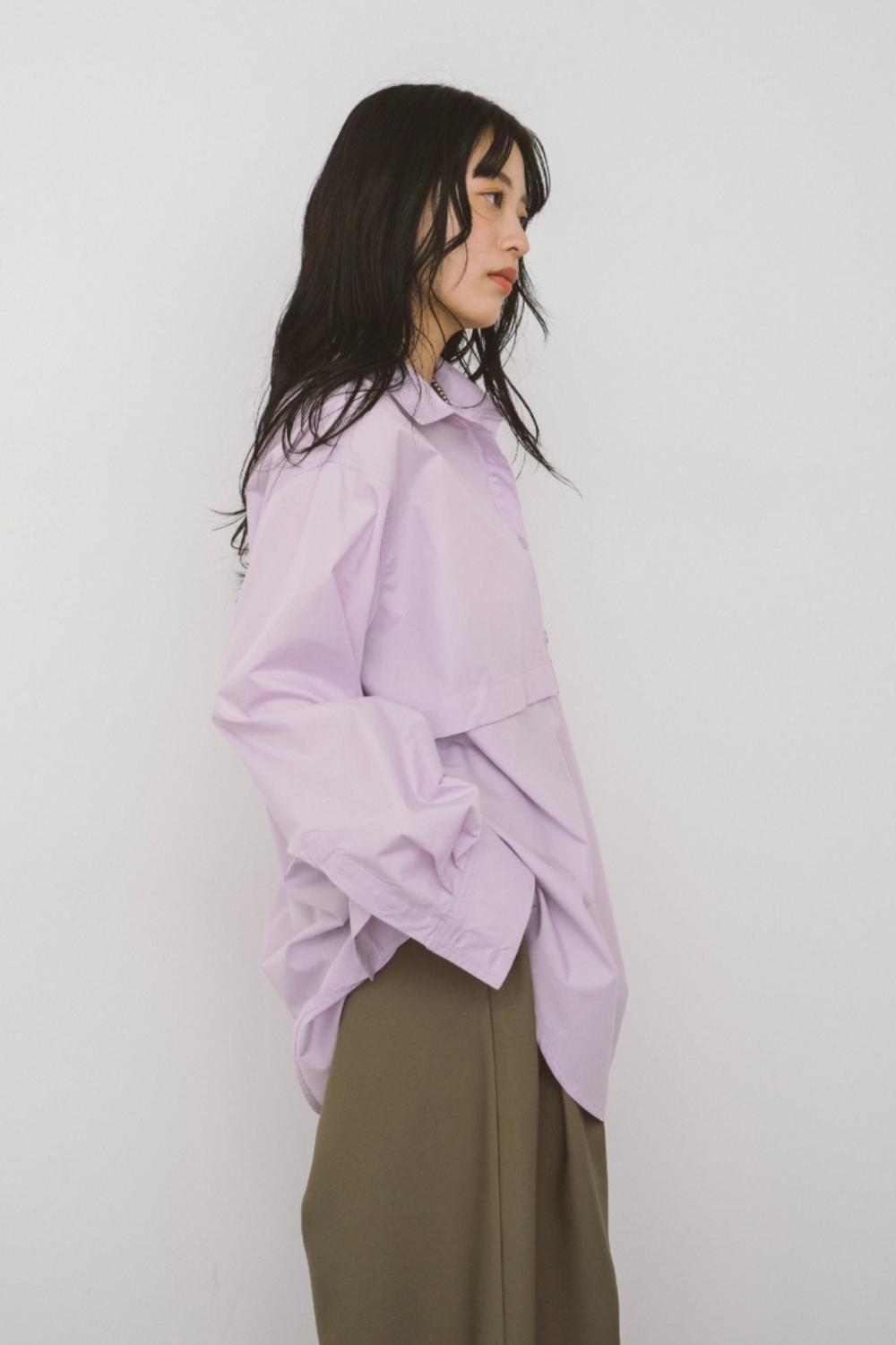 Oversized 2way shirt