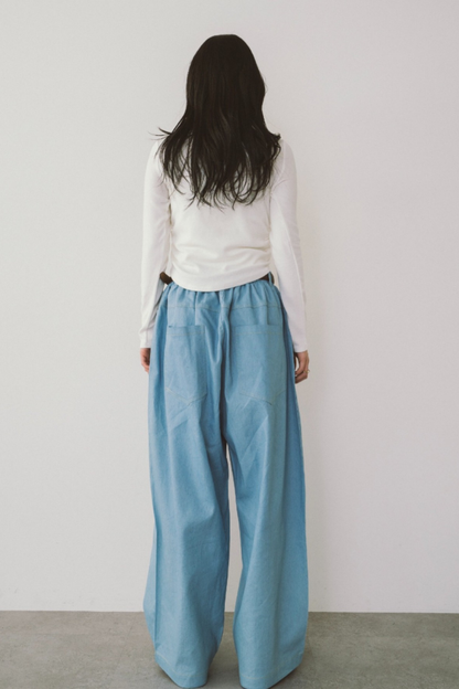 Dungaree easy pants