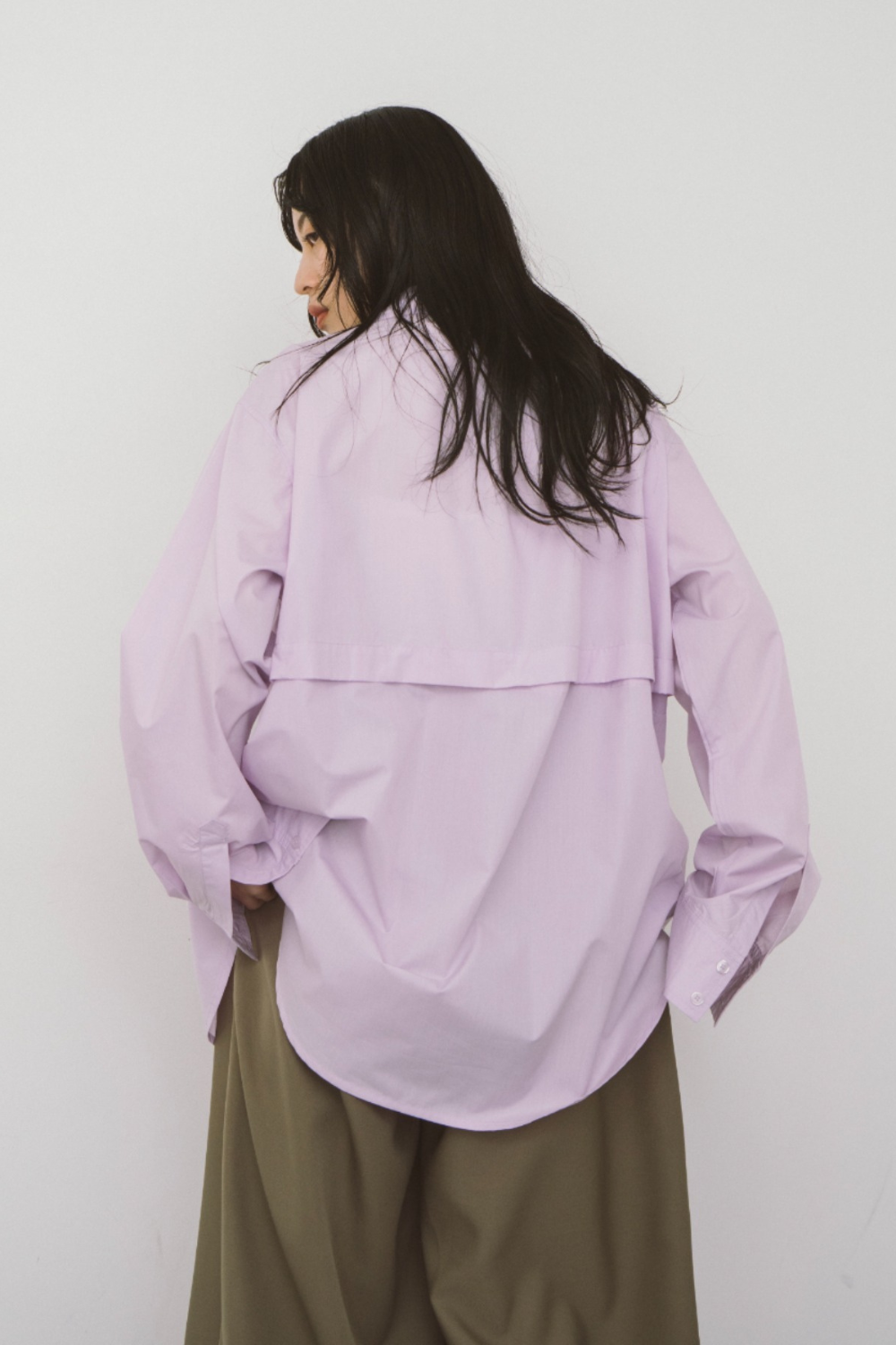 Oversized 2way shirt