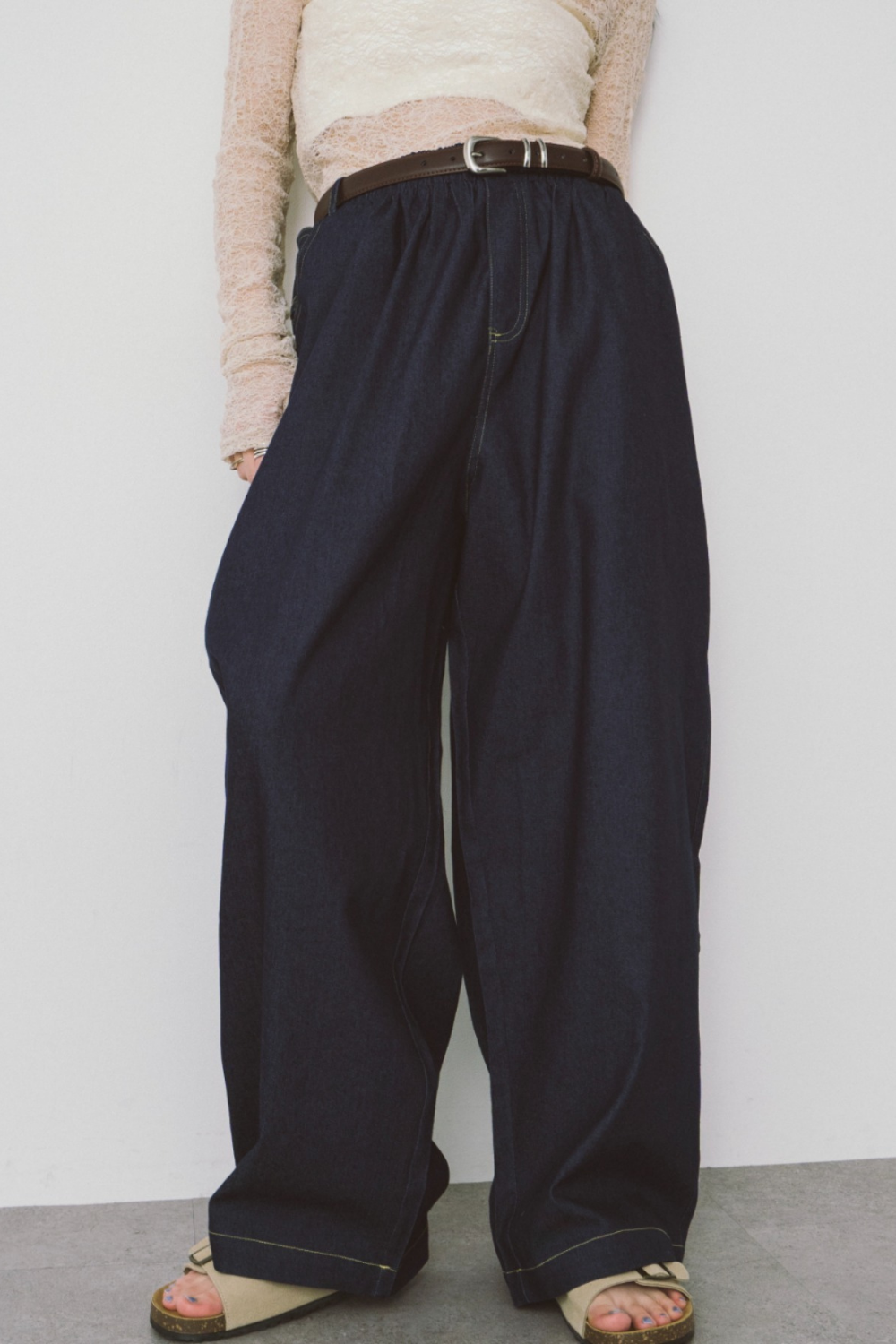 Dungaree easy pants