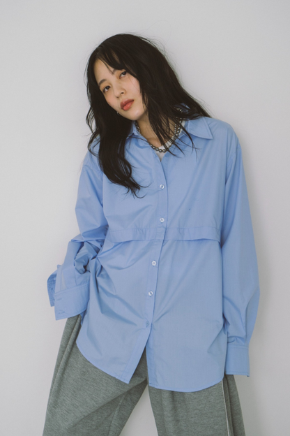 Oversized 2way shirt