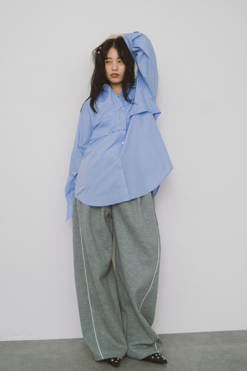 Oversized 2way shirt