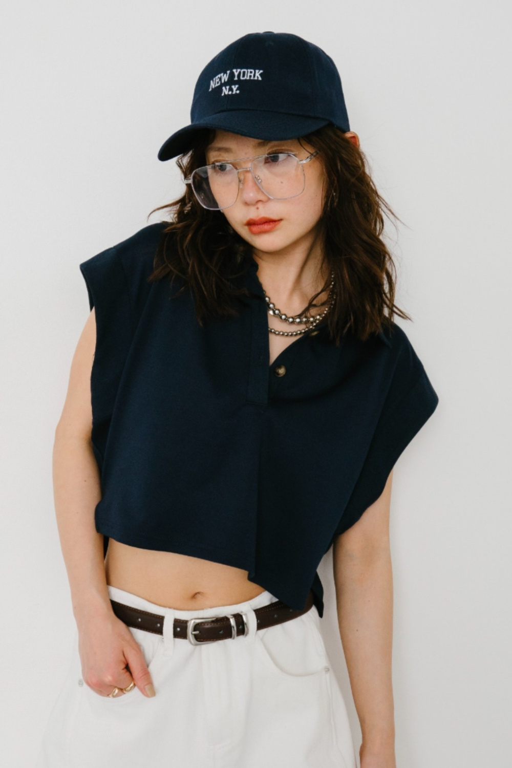 Polo collar compact TEE