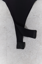 Rib-knit tank bodysuit